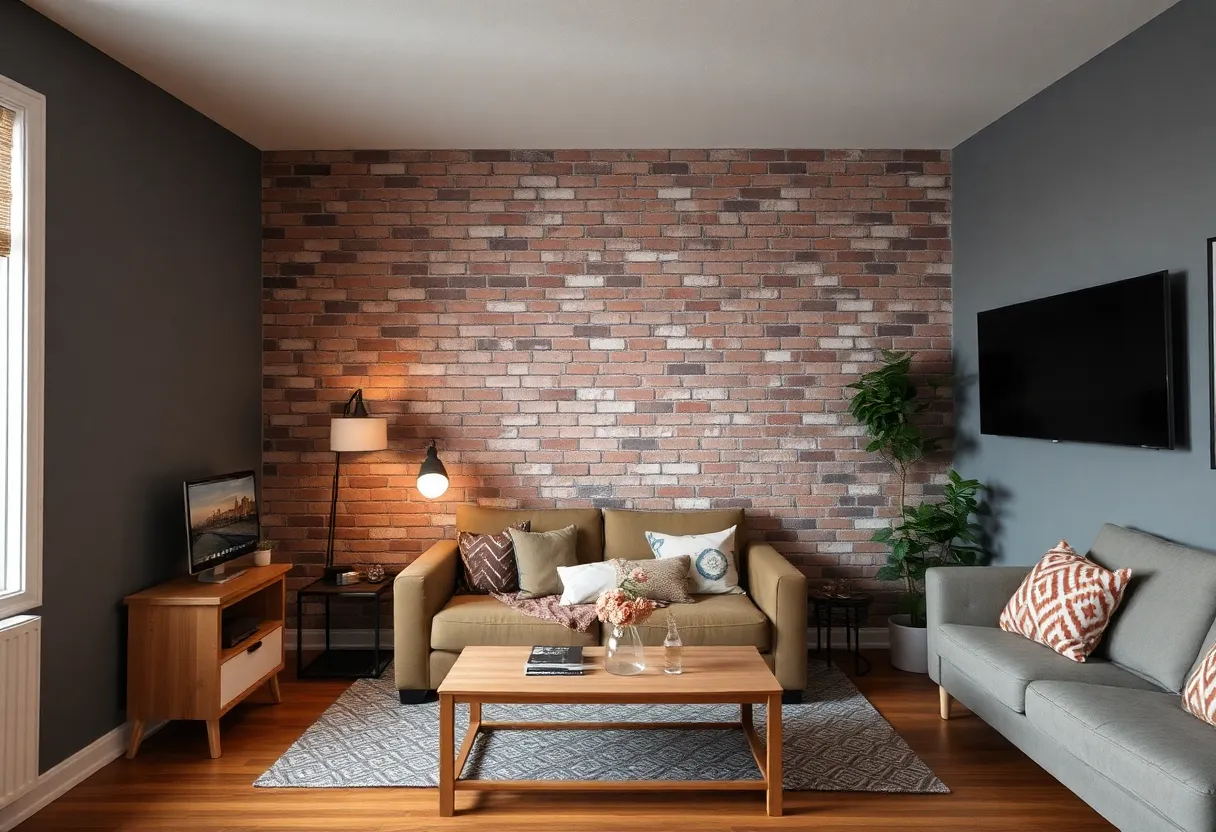 Bookshelf wall placement and area rug showing practical renter soundproofing strategies for neighbor noise reduction