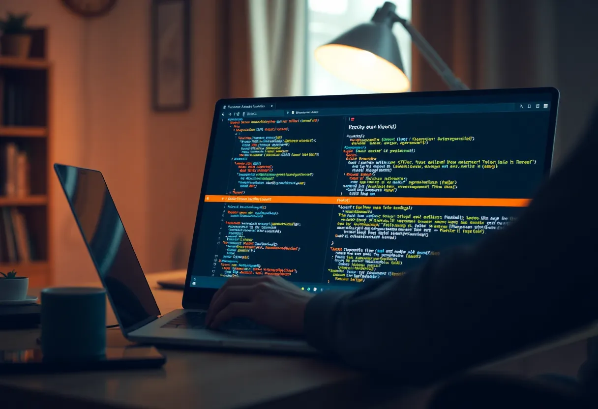 Terminal showing Python automation script running and processing files with output logs