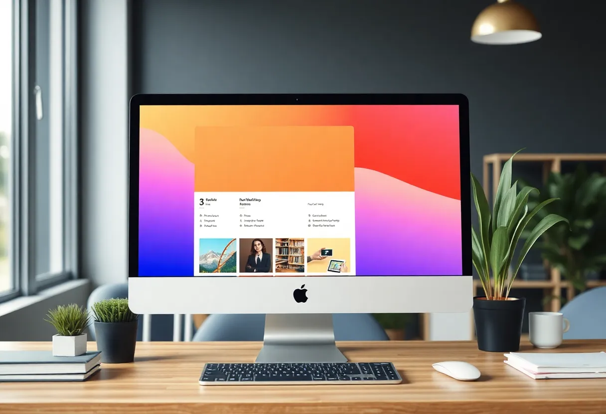 Desktop browser automation in a home office