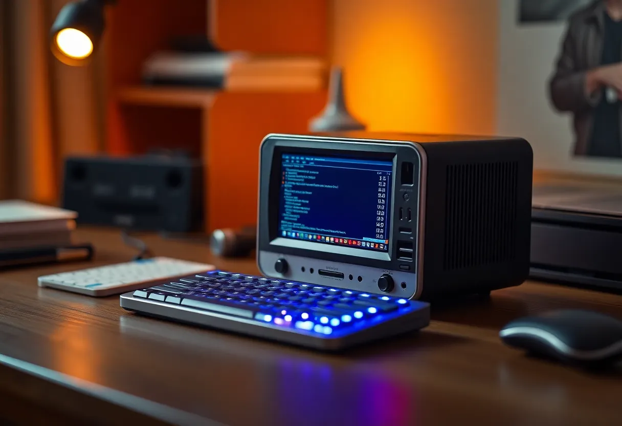 A mini PC used as a personal git remote