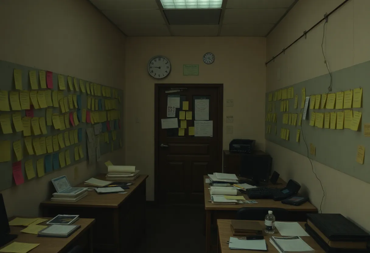 Incident room with the same sticky-note ritual as years ago
