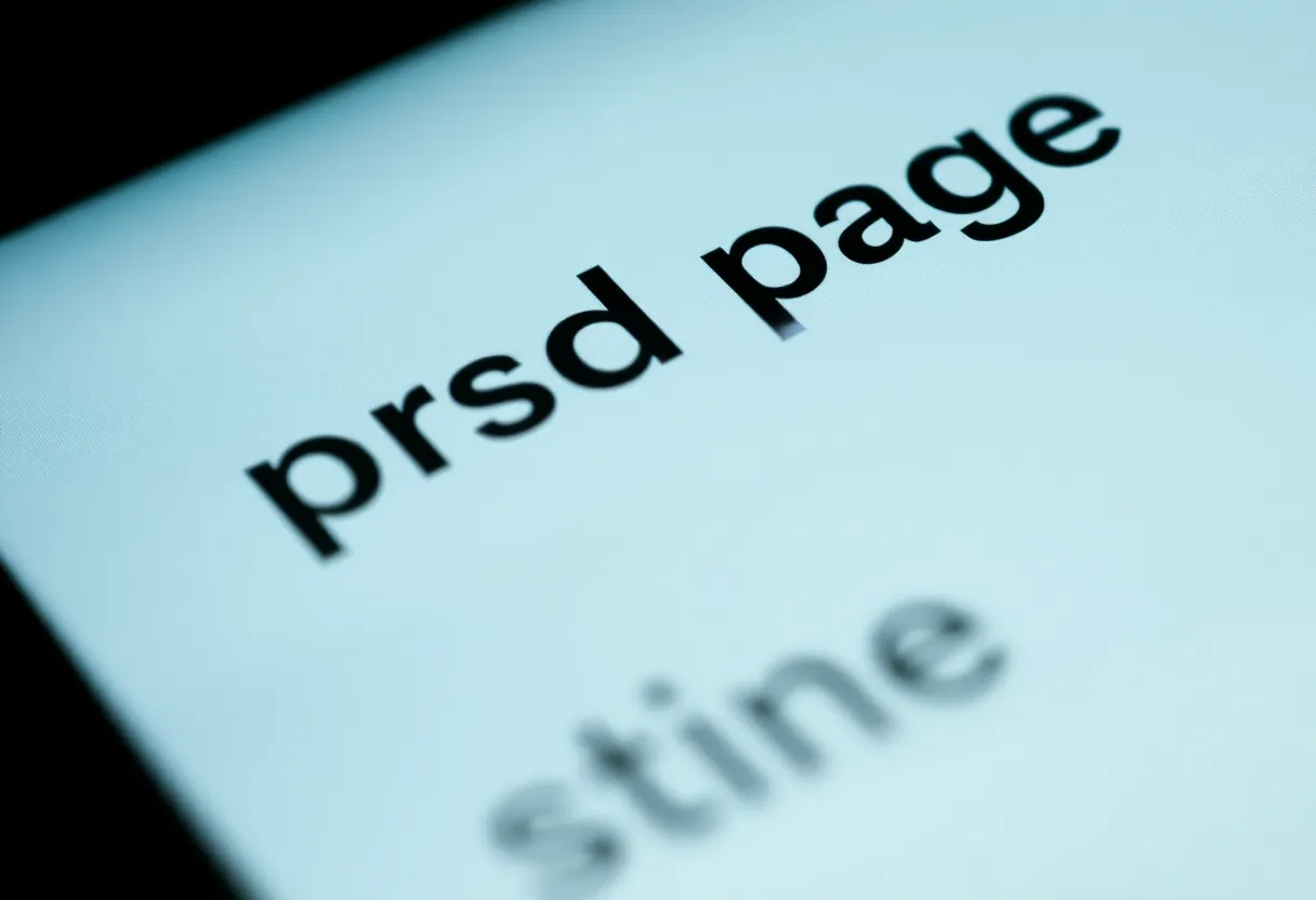 Close-up of an e-ink screen with ghosting from a previous page