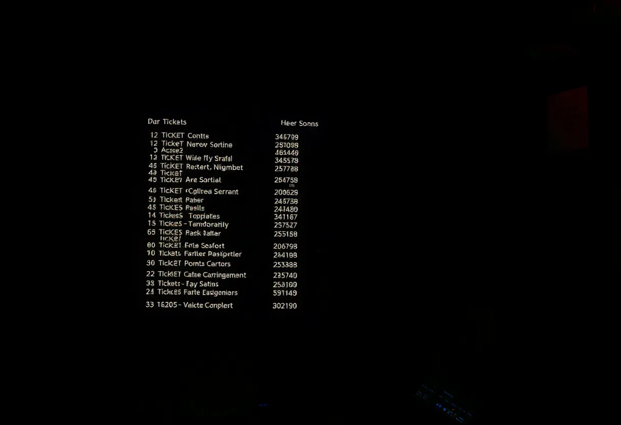 GitHub-style issue list on a monitor in a dark room