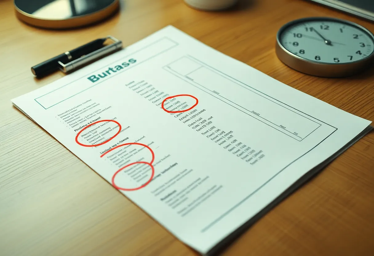 Printed HTML outline of a product page with prices circled in ink