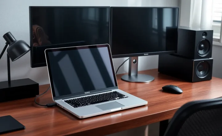 A docked laptop vs a mini PC on the same two monitors: which computer you leave on all day