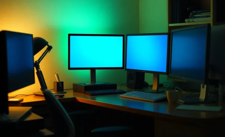 A Third Monitor at the Desk: When the Extra Panel Becomes Neck Pain