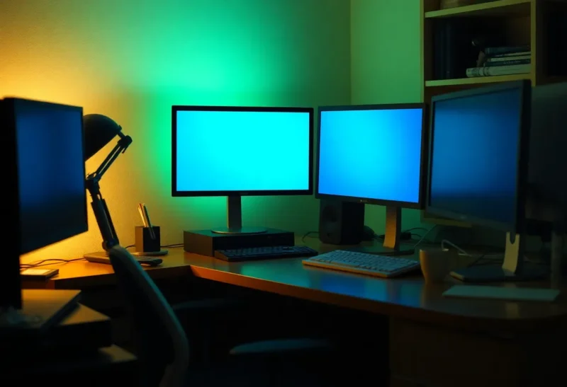 A Third Monitor at the Desk: When the Extra Panel Becomes Neck Pain