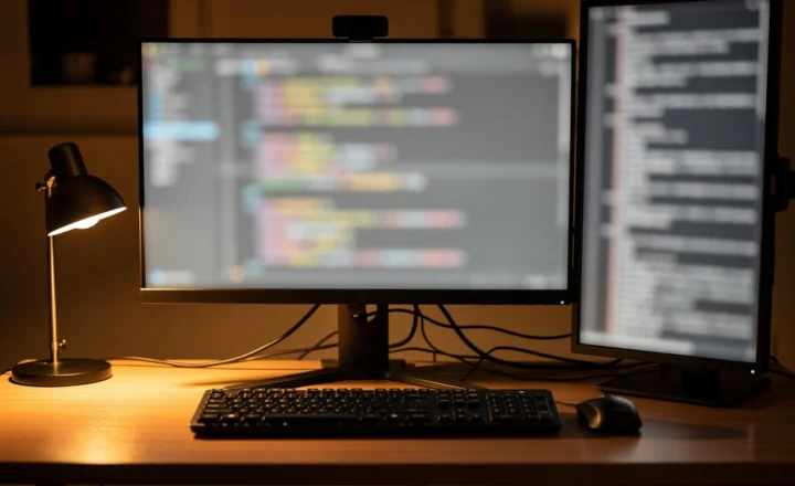 A Vertical Monitor for Logs vs a Second Landscape Panel: What the Extra Screen Is For
